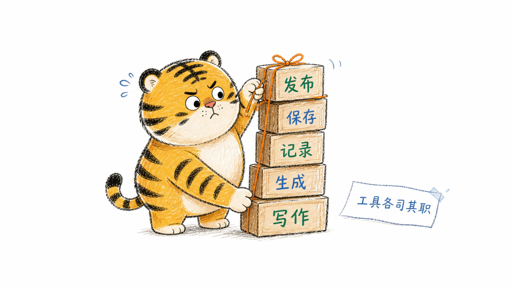 博客工具各司其职